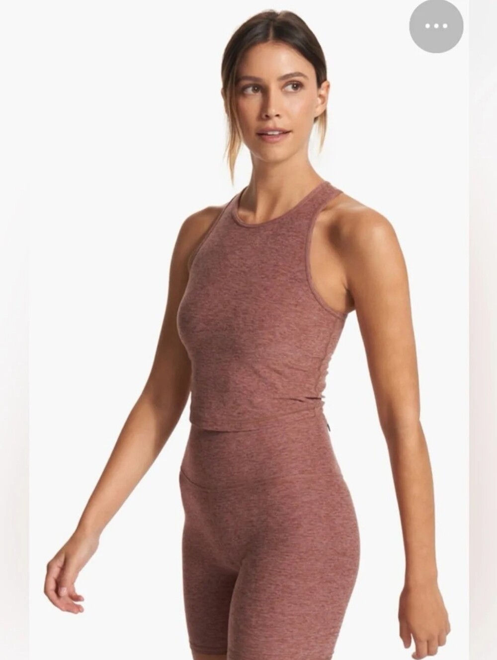 Vuori Elevation Pose Plyon Tank XS Hazelnut